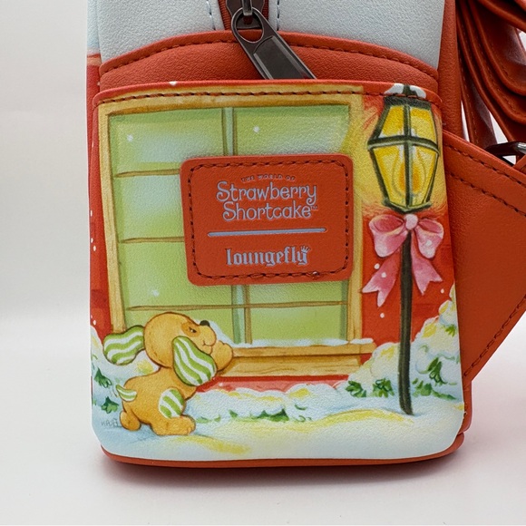 Loungefly Strawberry Shortcake and Friends Caroling Holiday Mini Backpack NWT - Picture 5 of 6